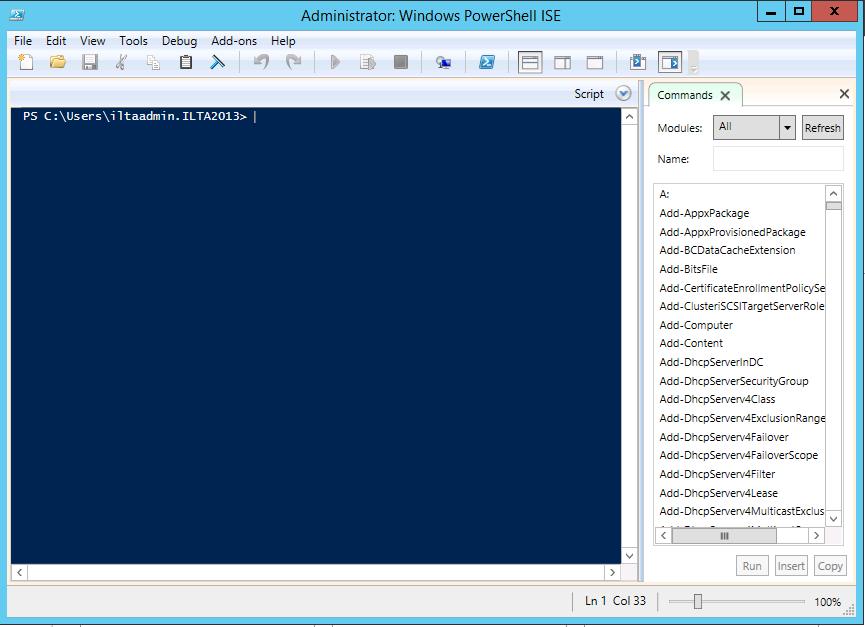 Exercise 8 Manage Using PowerShell Windows PowerShell is an extremely functional command line