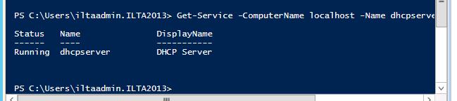 window type dhcpserver (no quotes) in Name