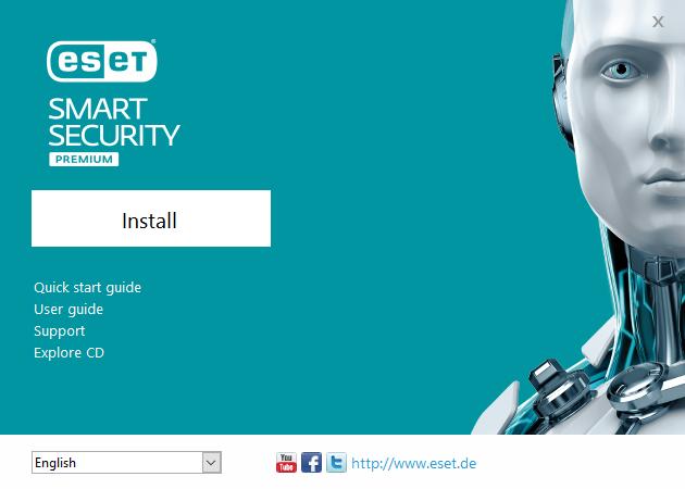 Installation Launching the installation To launch the installer wizard, do one of the following: ESET Smart Security Premium contains components that may conflict with other antivirus products or