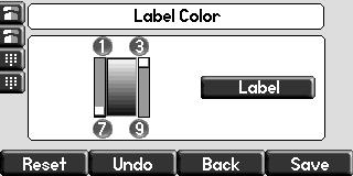 Customizing Your Phone Changing the Soft Key Label Color You can change the soft key label color that appears on the graphic display.