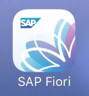 Store or select the SAP Fiori app
