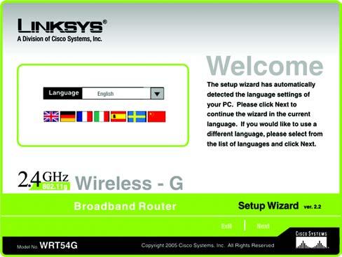 Chapter 5: Setting up the Wireless-G Broadband Router Overview The Wireless-G Broadband Router Setup Wizard will guide you through the installation procedure.