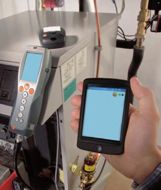 13 User-friendly, portable data management for flue gas analysis The testo easyheat and easyheat.
