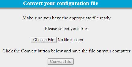 LoadMaster Migration Tool 2.3 Convert the Backup Before using the tool, take a backup of the ACE/F5 configuration. A number of files are contained in the ACE backup.