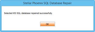 Repair MDF Files Stellar Phoenix SQL Database Repair repairs MS SQL Database (MDF) files and allows you to save to your preferred location. You can also preview the repaired database before saving it.