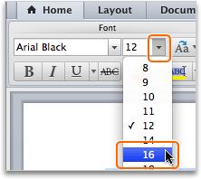 On the Font Color pop-up menu, click Accent 2.