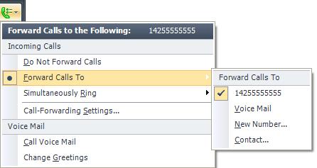 Chapter 16: Call Forwarding and Voice Mail Office Communicator 2007 R2 provides call handling options that enable you to forward calls to another phone number or contact, to ring an additional number