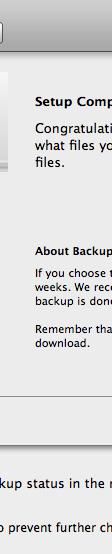 Here are some important things to know before your first backup:
