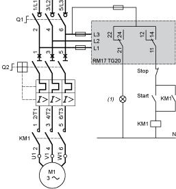 Connections and Schema 3-Phase Supply Control Relays