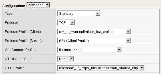 To create a new OneConnect profile 1. On the Main tab, expand Local Traffic, and then click Profiles. The HTTP Profiles screen opens. 2. On the Menu bar, from the Other menu, click OneConnect.