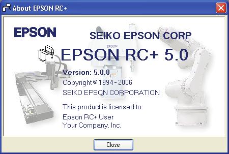 5. The EPSON RC+ 5.0 GUI 5.14.5 Manuals Submenu (Help Menu) The Help Menu Manuals submenu contains selections for each of the manuals installed on the PC in Adobe PDF format.