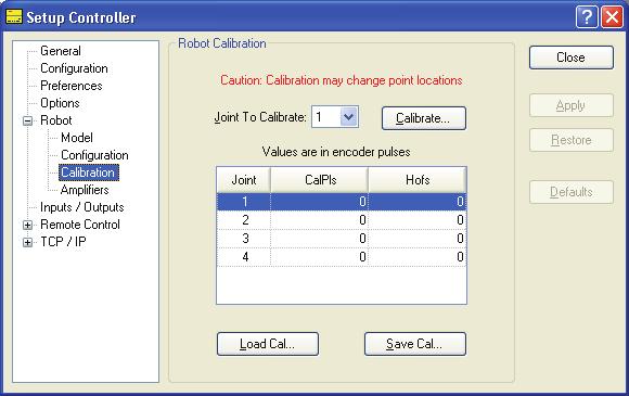 9. Robot Configuration 9.2 Calibrating the Robot EPSON RC+ 5.