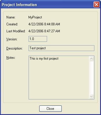 5. The EPSON RC+ 5.0 GUI 5.9.2 Open Command (Project Menu) Use this command to open an EPSON RC+ 5.0 project. When the project is opened, the previous project is closed.