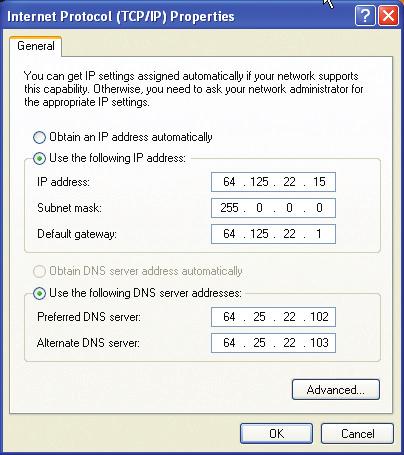 Setting Up your Computers In order for your computer to properly communicate with your Modem/ Router, you will need to change your computer s TCP/IP Ethernet settings to Obtain an IP address
