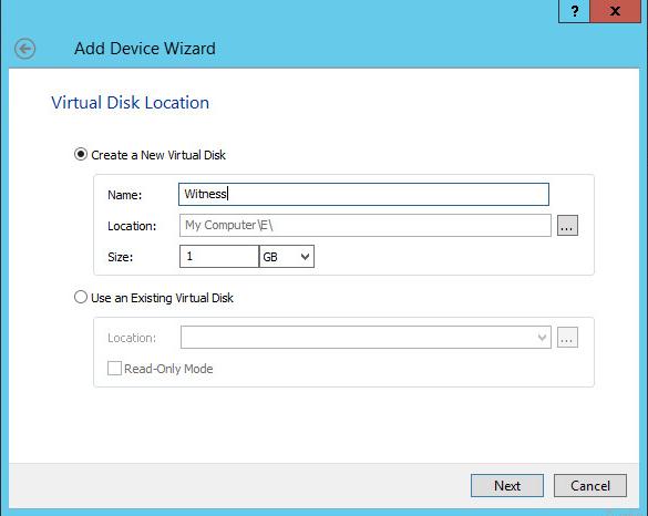 NOTE: Each of the arrays which will be used by StarWind Virtual SAN to store virtual disk images should meet the following requirements: initialized as GPT Have a single NTFS-formatted partition Have