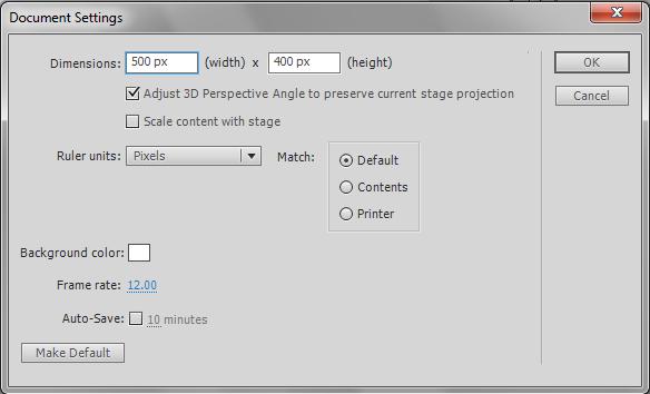 Guide Adobe Flash Professional Using adaptive scaling to produce a Flash document for multiple screens It used to be that one of the most time-consuming tasks of designing content in Flash was to
