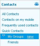 3 Contacts 3.1 Contact screen overview Contacts can be found by navigating to the bottom left Navigation Page.