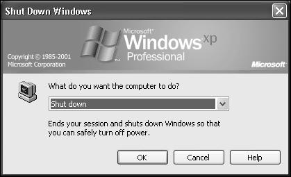 5. Restart the computer as shown in the following figure, then connect to your