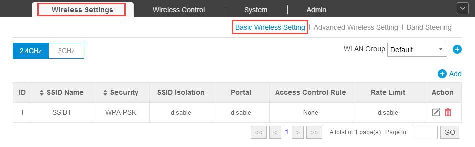 3.1 Wireless Network In addition to the wireless network you created in Quick Start, you can add more wireless networks and configure advanced wireless parameters to improve the