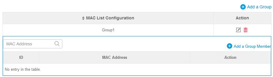 Follow the steps below to configure MAC Filter. 1.