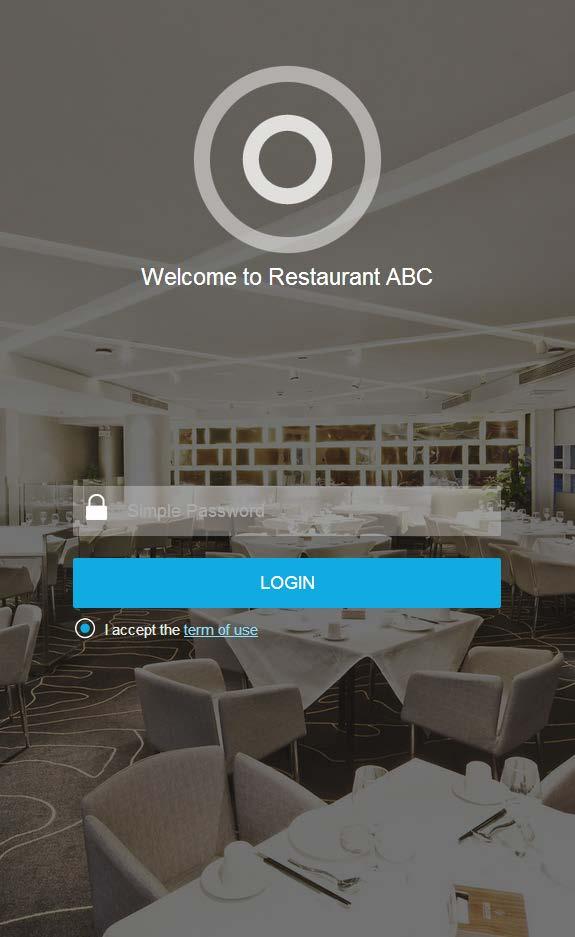 Configure the parameters. 1 ) Specify a simple password for the guests. 2 ) Select the Authentication Timeout. For example, 1 Hour is suitable for the customers at the restaurant.