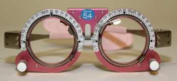 00 5317R Pediatric Set of Axis Adjustable Frame sizes 52, 54, 56, 58, 60 mm Inami Light Weight Trial Frames Fixed PD titanium trial frames. Choice of Fixed PD size and color.