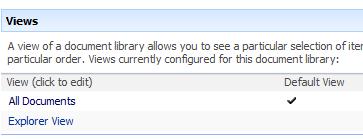 ADD COLUMNS TO DOCUMENT LIBRARY VIEW Make sure you are still in the Document Library Settings page. Scroll down to the Views section of the Settings page and click All Documents.