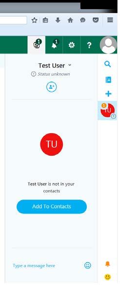 3. Select the contact's