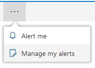 a. Alert Title: Create a name for this alert. b. Delivery Method: Choose how this alert sends. c. Send Alerts for These Changes: Choose which events trigger an alert. d.