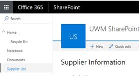 Using Lists SharePoint Lists allow you to store a table of data directly in SharePoint instead of within an Excel or Word file.