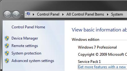 5. On the left sidebar of the System window, click Device Manager to open the Device