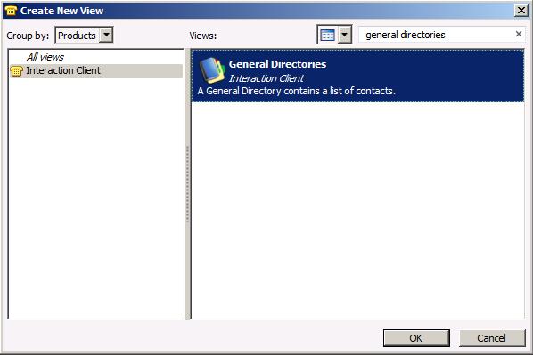 Chapter 7: Mail System 93 In Group by Products, search for General Directories, and double-click General Directories.