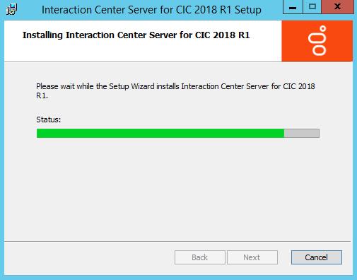 Chapter 11: CIC Server Installation 151