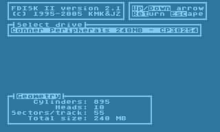 8) After the usual blue screen appears, the computer should boot the Utilities disk. 9) When the DOS is ready to use, execute the KMKDIAG.COM file.