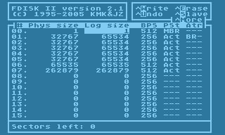 (number 00 ) refers to the MBR (Master Boot Record), which is normally invisible to the system (it is only used at boot time to setup the interface and the disk).