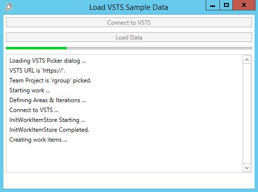 12. Once you have verified everything, click Load Data to create the sample data.