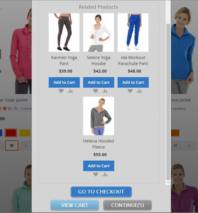 2017/07/31 03:28 9/10 Ajax Shopping Cart for Magento 2 Related Products You can add related products