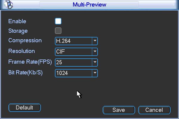Right click mouse and then select multiple-channel preview; you can go to the following interface. See Figure 4-17.