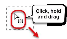 Tip: To create a square or a perfect circle, hold the Shift key down while using the appropriate Marquee tool (Rectangular for a square, Elliptical for a circle).