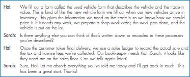 Holiday Travel Vehicles Holiday Travel Vehicles Interview Transcript Hal, is the owner of Holiday Travel Vehicles, Sarah, is a systems analyst who is working on a project to provide an improved