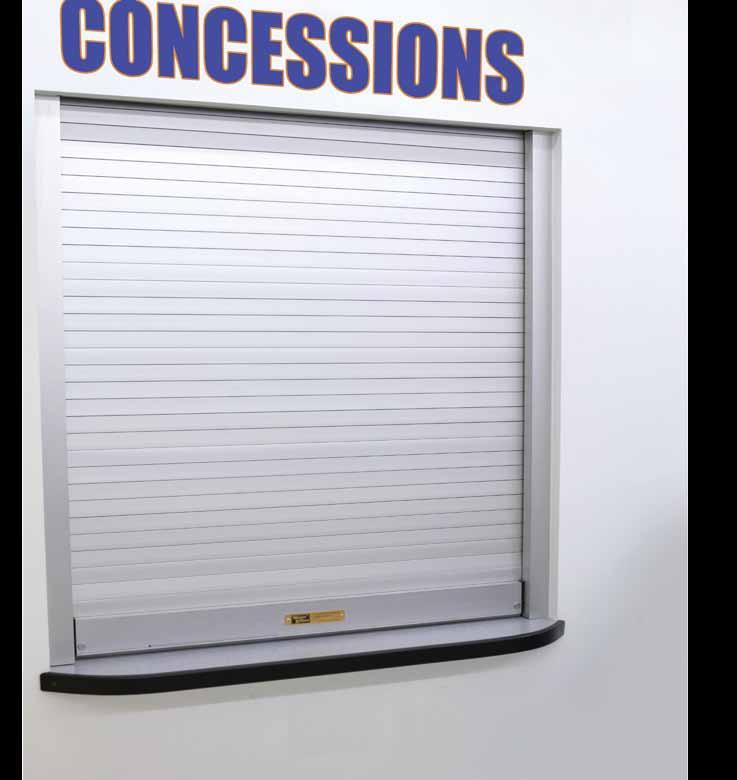 500 ROLLING COUNTER SHUTTERS EXCEPTIONAL SECURITY AND AESTHETICS WAYNE DALTON COMMERCIAL DOOR SYSTEMS The Wayne Dalton Rolling Counter Shutter system provides the perfect solution for smaller