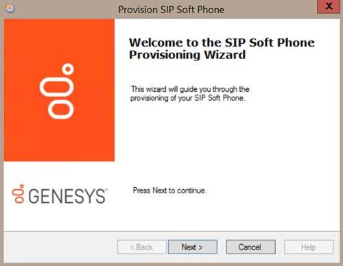 or if the full computer name was not specified in the CSV list for some or all SIP Soft Phones. To run the SIP Soft Phone Provisioning wizard 1.