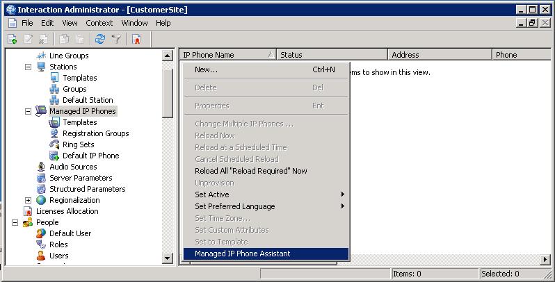 Select Managed IP Phone Assistant 3. The Managed IP Phone Assistant Welcome screen appears.