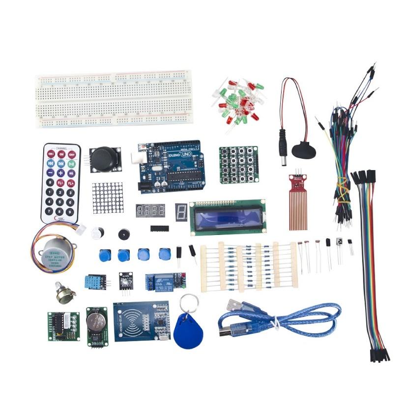 Overview TA0013 This Arduino Uno ultimate project kit includes comprehensive range of components to get you started in building and experimenting with Arduino projects.