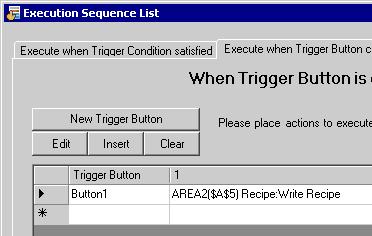 Creating Trigger Buttons in a Form 5.6.2 Setting Guide Setting item Setting content Set the name to identify the trigger button in the 'Pro-Studio EX'.
