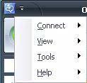 Page 14 of 36 Using Office Communicator 2007 2. The menu appears. Select Tools and then Options.