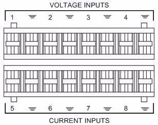 Product Components 4 Voltage Inputs and 4 Current Inputs This block contains four voltage inputs (0-10V, positive only) and four current inputs (4-20 ma).