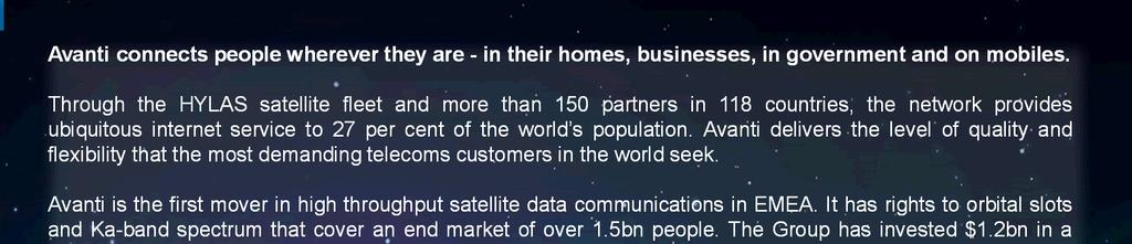 2bn in a network that incorporates satellites, ground stations, datacentres and