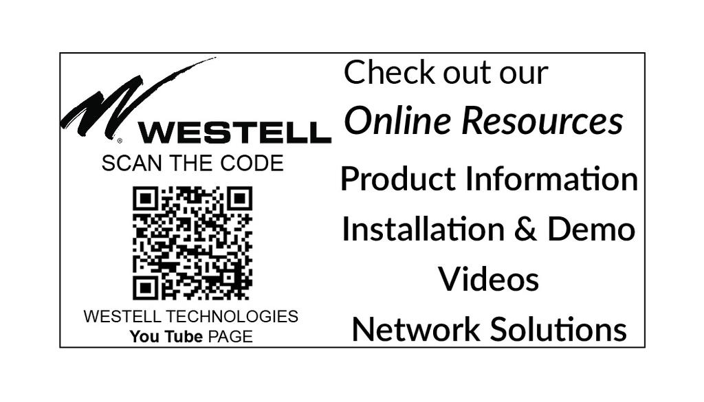 Customer Assistance Product Documentation You can access and view the most current versions of Westell product documentation on our web site