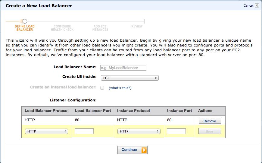 Amazon EC2 Configuration Add Your WAF AMI to the Load Balancer 1) Create an HTTP Load Balancer Instance 2) Set up your Health Checks